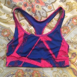 Colorful sports bra